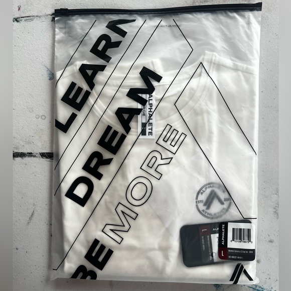 Alphalete Dynasty LS Crop Top - White - Picture 4 of 5